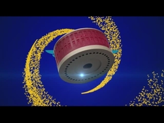 기계 폴리우레탄 프린팅 부분을 폴딩시키기 위한 빨간색 흡입 휠 124*70mm