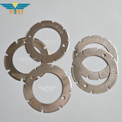 하이드벨베르크 스탈 폴딩 머신 백철 절단 블레이드 - 마모 저항을 위한 U 모양 및 V 모양 옵션