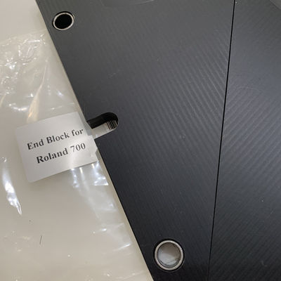 롤랜드 700 잉크 덕트 말단 블록을 위한 암회색 끝판은 기계 장치 부분을 출력하는 것 오프셋시켰습니다