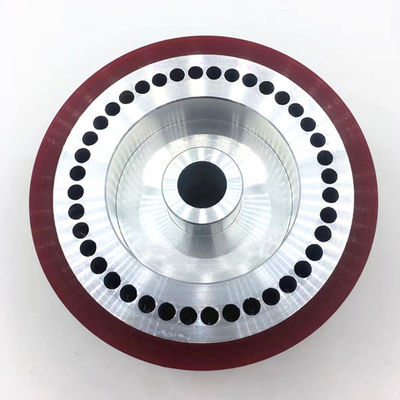 맞춤형 크기의 오프셋 인쇄 기계용 샴페인 컬러 내마모성 흡입 휠 고무 휠
