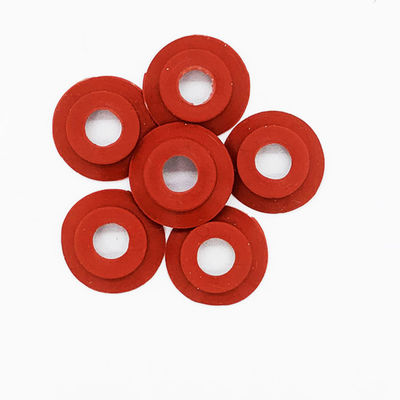와인 레드 18x7mm 내구성 고무 펌프 흡수 역회전 디스크 인쇄기 예비 부품