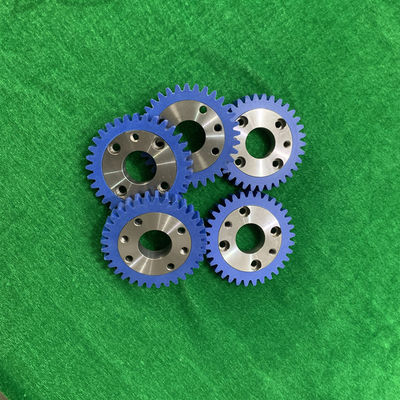 33 치아는 사쿠라 머신 부분 철 인쇄기 예비품을 위한 기어를 청색화합니다
