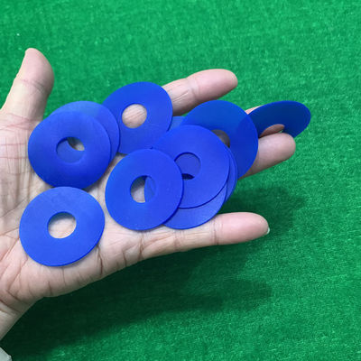 오프셋 인쇄기 교체 부품용 38x15x0.8mm 파란색 평면 고무 빨래기