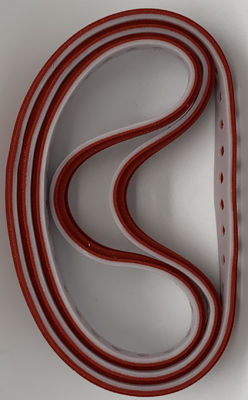 HD 오일 방지 빨간 고무 벨트를 위한 다른 두께 PVC 흡입 벨트