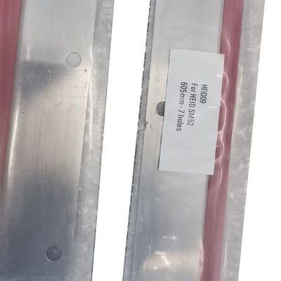 UV 잉크 방지 하이델베르그 프린터 워시업 블레이드 605x46x0.5mm(SM52 PM52용 구멍 7개 포함)