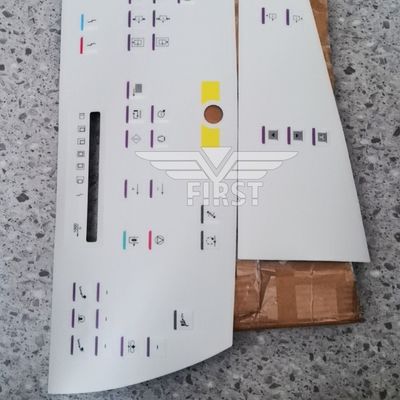하얀색 망막 패널 기호 문자 라벨 하이델베르크 SM102 인쇄기 스티커 63*21.2 또는 37*15.5CM 크기