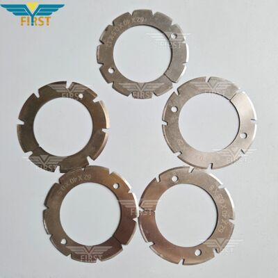 하이드벨베르크 스탈 폴딩 머신 백철 절단 블레이드 - 마모 저항을 위한 U 모양 및 V 모양 옵션